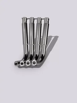 FUNNY CAR Hemi Zoomie Headers Blown Supercharged Headers 3D print model