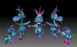 Happy Unicorn 3D print model