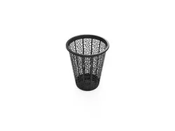 Laundry basket with voronoi pattern