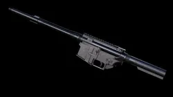 M4A1 receiver with barrel Low-poly 3D model