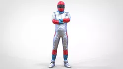 N2 Race Driver 1 64 Miniature standing 3D print model