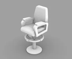Naval Captain Chair 3D print model