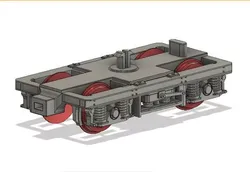 OO MK2 and MK2A Coach Bogie with NEM Socket to fit Hornby Coach 3D print model