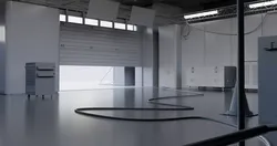 Pitlane Garage 3D Scene 3D model