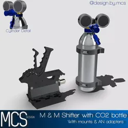 PRO MOD MM SHIFTER WITH CO2 BOTTLE 3D print model