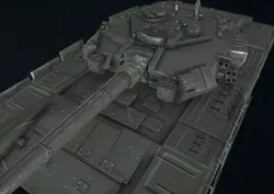 Russian Military Vehicles T90 Low-poly 3D model