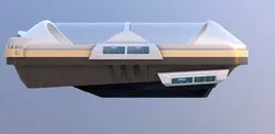 sci-fi spaceship sleeping pod Low-poly 3D model