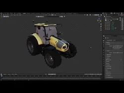 Tractor 3D model