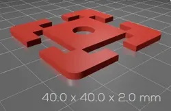 8020 Spacer for 4040 Aluminum Extrusion