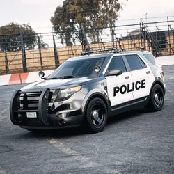 American SUV Police Car 3D model