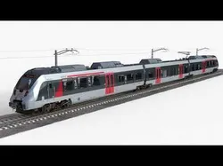 Bombardier TALENT 2 Train Abelio Low-poly 3D model