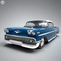 Chevrolet Impala 1958 3D model