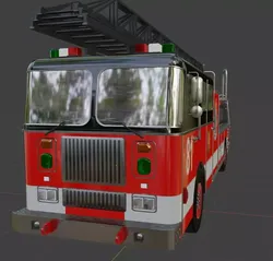 Fire Truck 81 3D model