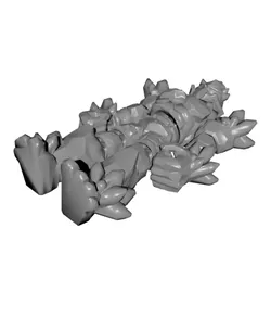 Flexi Factory Crystal Warrior with XL and 3MF Versions Included!