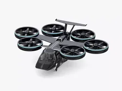 Flying Taxi Bell Nexus 3D model
