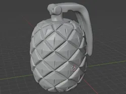 Granada de piña - Modelo de impresión 3D gratuito