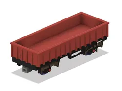 OO Model Railway MFA Box Wagon 3D print model