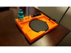 Parametric Wireless Charging Dock & Nightstand/Desk Organizer