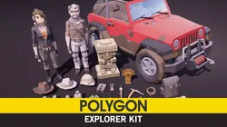 POLYGON - Explorer Low-poly 3D model