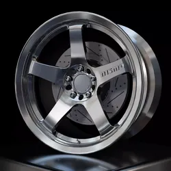 Rays Nismo LMGT4 - Wheels - Game Ready Low-poly 3D model