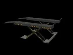 Scissor Car Lift Low-poly 3D model