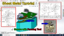 SolidWorks sheetmetal Part for practice