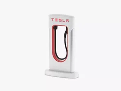 Tesla Charging Station Module 3D model