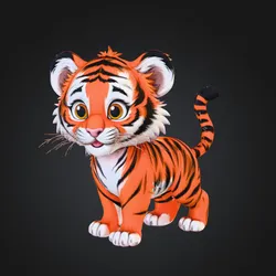 Tiger Cub Figurine