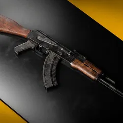 AKM AKMS Kalashnikov Assault Rifle Game Ready 3D model