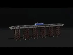 Bridge H0 scale trains Polvorilla viaduct File for 3D Printer 3D print model