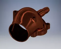 C20xe Powercap 71 mm 20 degree with fitting 20mm 3D print model