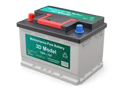 Car Battery 3D model