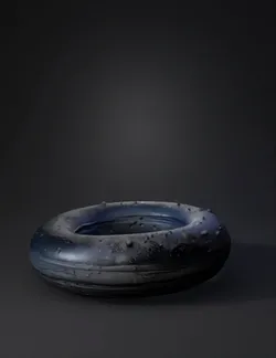 Create a ring like space station that encircles a planet with greeble