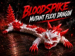 Dragón Flexible Mutante Bloodspike | Juguete Articulado - Modelo de impresión 3D gratuito