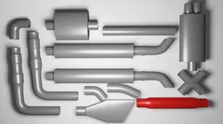Exhaust Pack 3D model