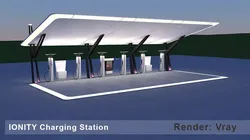 IONITY Charging Station 3D model