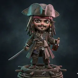 Jack Sparrow Chibi - Deluxe Edition STL