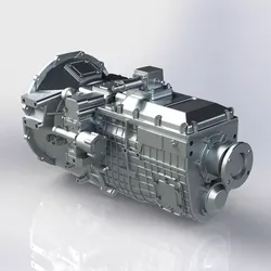 KAMAZ Change gear box 152  3D model
