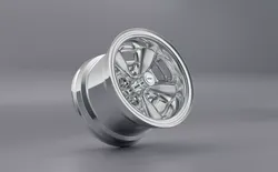 muscle car rim US Wheel Low-poly 3D model