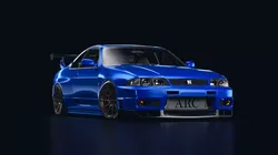 nissan GT-R R33  3D model