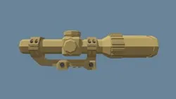 SIG Sauer TANGO6T 1-6x24mm Scope (Low-Poly)