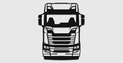Vehicles & Machinery STL Download - Scania S series 2024 Front silhouetteby BronCustoms