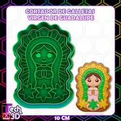 VIRGEN DE GUADALUPE CORTADOR DE GALLETAS / OUR LADY OF GUADALUPE COOKIE CUTTER