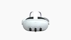 white virtual reality headset