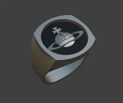 Yasu ring from NANA + vivienne westwood logo