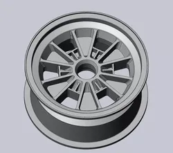 289 FIA Daytona Coupe Model Car Wheels 3D print model