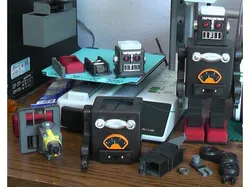 3d printed "water vapor" Smoking Pogot robot project.