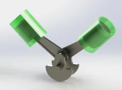 90 degree V Twin Engine