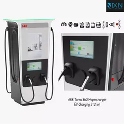 ABB Terra 360 Hypercharger EV Charging Station 3D model