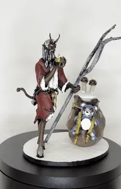 Characters & Creatures STL Download - Krampus and Bagby Riven Blue